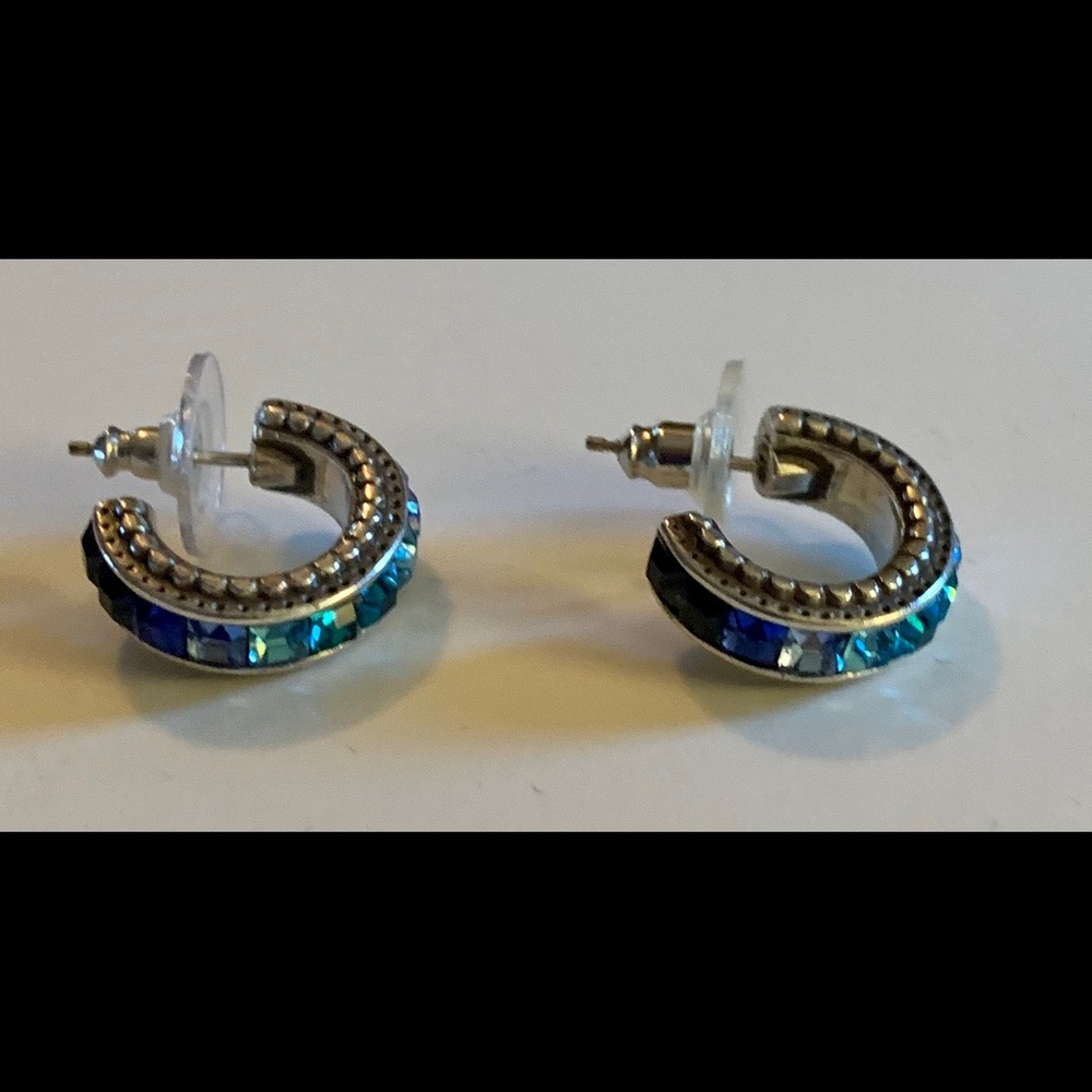 Brighton blue stones earrings